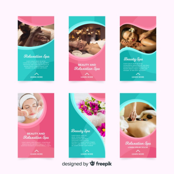 Spa instagram stories template Spa instagram stories template