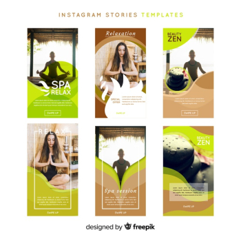 Spa instagram stories template Spa instagram stories template
