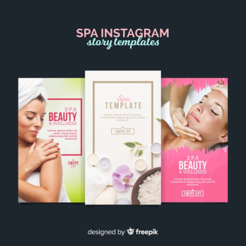 Spa instagram stories template Spa instagram stories template