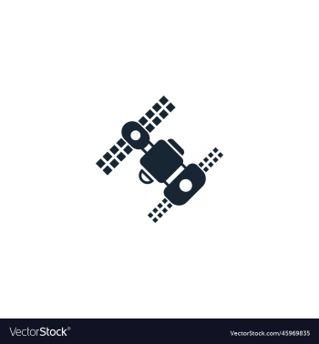 space station creative icon filled from space space station creative icon filled from space