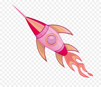 Spacecraft Rocket 0506147919 Clip art - Vector cartoon hand painted rocket spacecraft 