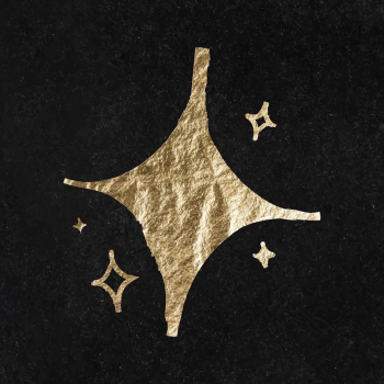 Sparkle sticker, gold aesthetic illustration | Free Vector Illustration - rawpixel