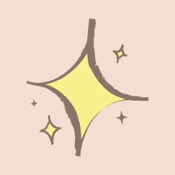 Sparkle sticker, pastel doodle in aesthetic | Free Vector Illustration - rawpixel