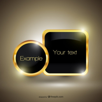 Sparkling golden frames Sparkling golden frames