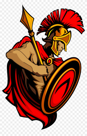 Spartan Army Ancient Greece Trojan War Clip Art - Trojan Warrior Png