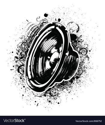 Speaker vector image Speaker vector image