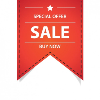 Special offer red ribbon Special offer red ribbon