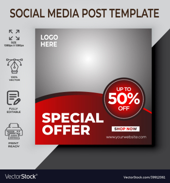 special offer social media post special offer social media post