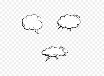 Speech balloon Cartoon - Clouds Speech balloon Cartoon - Clouds