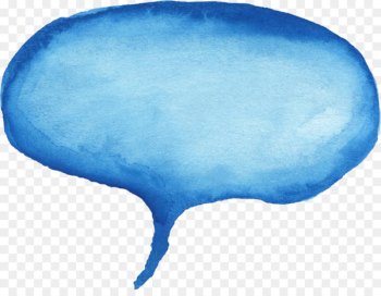 Speech balloon Watercolor painting Comics Bubble - SPEECH BUBBLE 