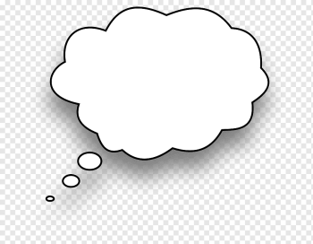 speech bubble illustration, Speech balloon Thought Bubble, Thought Bubble s, comics, white, text png