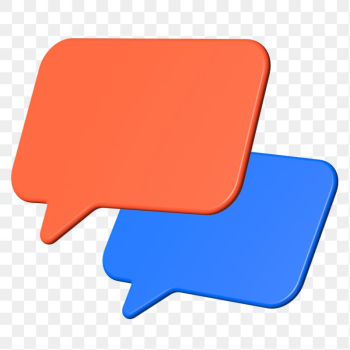 Speech bubble png sticker, 3D | Free PNG - rawpixel