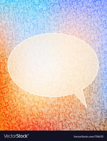 Speech bubble vector image Speech bubble vector image