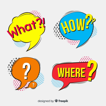 Speech Bubbles With Questions | Download now free vectors on Freepik
