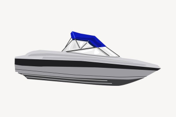 Speed boat clipart, illustration vector. | Free Vector - rawpixel Speed boat clipart, illustration vector. | Free Vector - rawpixel