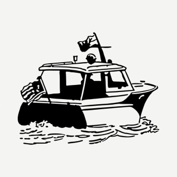 Speed boat drawing, vintage illustration | Free PSD - rawpixel Speed boat drawing, vintage illustration | Free PSD - rawpixel