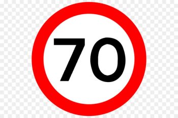 Speed limit Traffic sign Kilometer per hour Velocity - speed symbol 