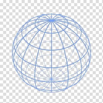 Sphere Globe Map Wire-frame model, spherical transparent background PNG clipart