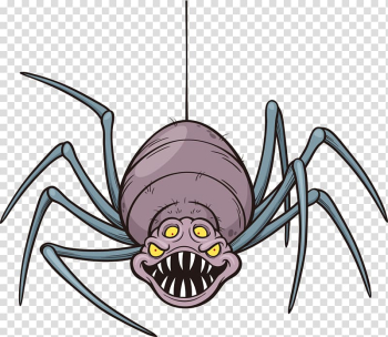 Spider Cartoon Illustration, spider transparent background PNG clipart Spider Cartoon Illustration, spider transparent background PNG clipart