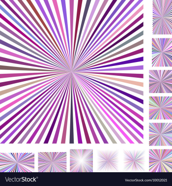Spiral Background Design Set vector image Spiral Background Design Set vector image