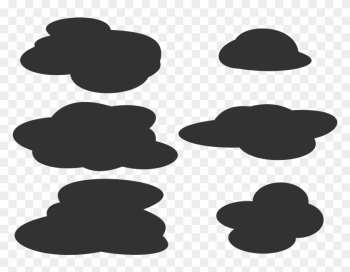 Spooky Clipart Cloud - Vector Clouds Silhouette Spooky Clipart Cloud - Vector Clouds Silhouette