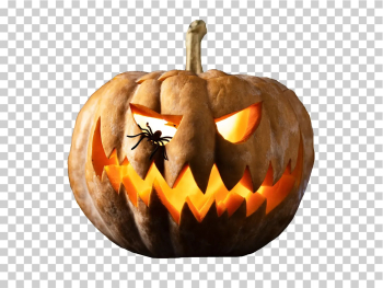 Spooky Halloween Pumpkin PNG Free Download