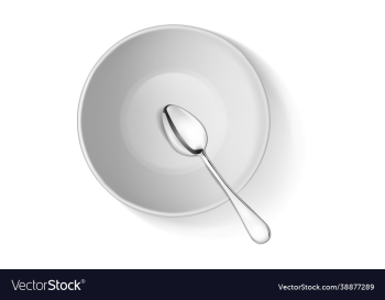 spoon and bowl on isolated background spoon and bowl on isolated background