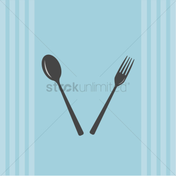 Spoon and fork Spoon and fork