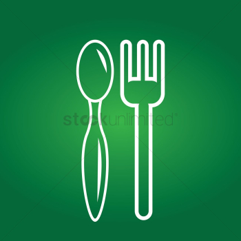 Spoon and fork Spoon and fork