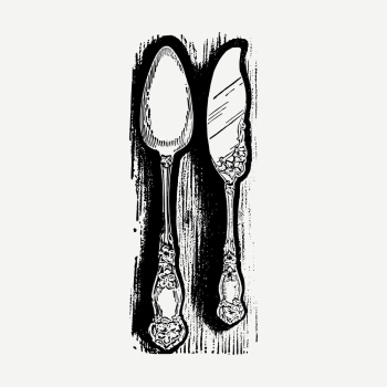 Spoon, knife drawing, vintage cutlery | Free PSD - rawpixel Spoon, knife drawing, vintage cutlery | Free PSD - rawpixel