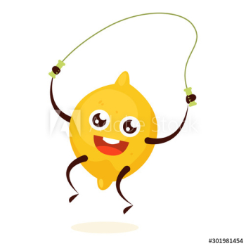 Sport lemon training with jump rope Sport lemon training with jump rope