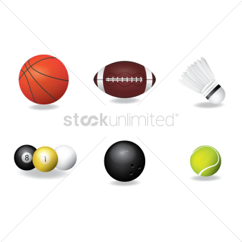 Sports ball icons Sports ball icons