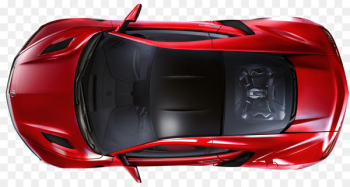 Sports car Honda NSX Audi R8 - Car Top View Sports car Honda NSX Audi R8 - Car Top View