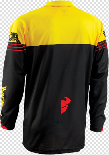 Sports Fan Jersey Thor Shirt Yellow Black, Thor transparent background PNG clipart Sports Fan Jersey Thor Shirt Yellow Black, Thor transparent background PNG clipart