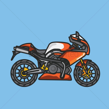 Sports motorbike Sports motorbike