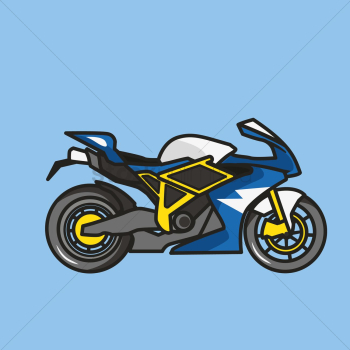 Sports motorbike Sports motorbike