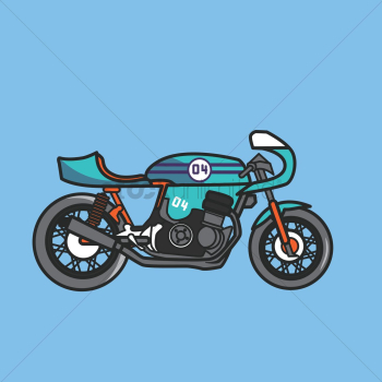 Sports motorbike Sports motorbike