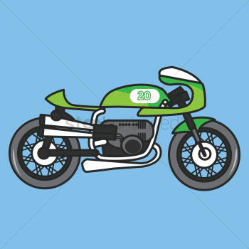 Sports motorbike Sports motorbike