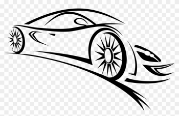 Sports Outline Car Png Clipart - Car Logo Vector Png