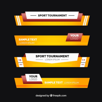 Sports programs lower thirds pack Sports programs lower thirds pack