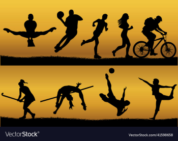 sports silhouttes icons sports silhouttes icons