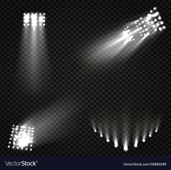 spotlights stage light white beams glowing spotlights stage light white beams glowing