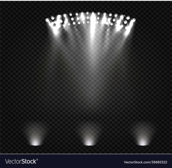 spotlights stage light white beams glowing spotlights stage light white beams glowing