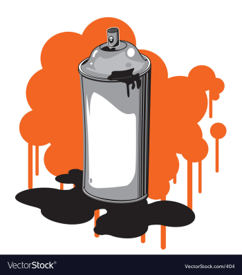 Spray can vector image Spray can vector image