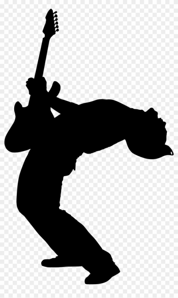 Spread The Word - Guitar Player Silhouette Png