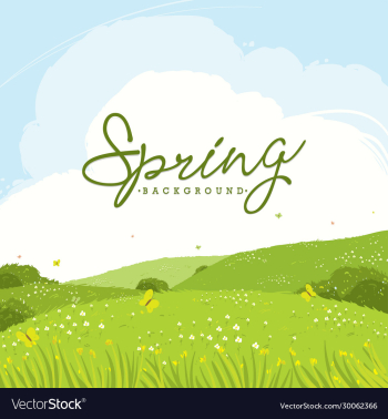 spring art background