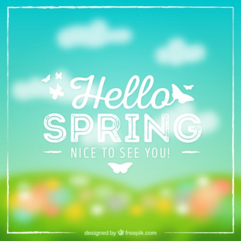 Spring blur background Spring blur background