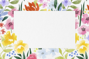 Spring flower frame, aesthetic watercolor | Free Photo - rawpixel Spring flower frame, aesthetic watercolor | Free Photo - rawpixel