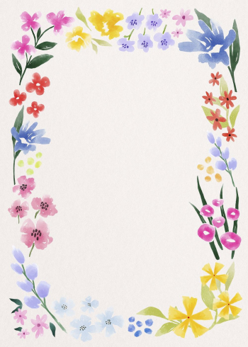 Spring flower frame, aesthetic watercolor | Free Photo - rawpixel Spring flower frame, aesthetic watercolor | Free Photo - rawpixel