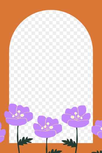 Spring flowers png doodle frame, | Free PNG - rawpixel